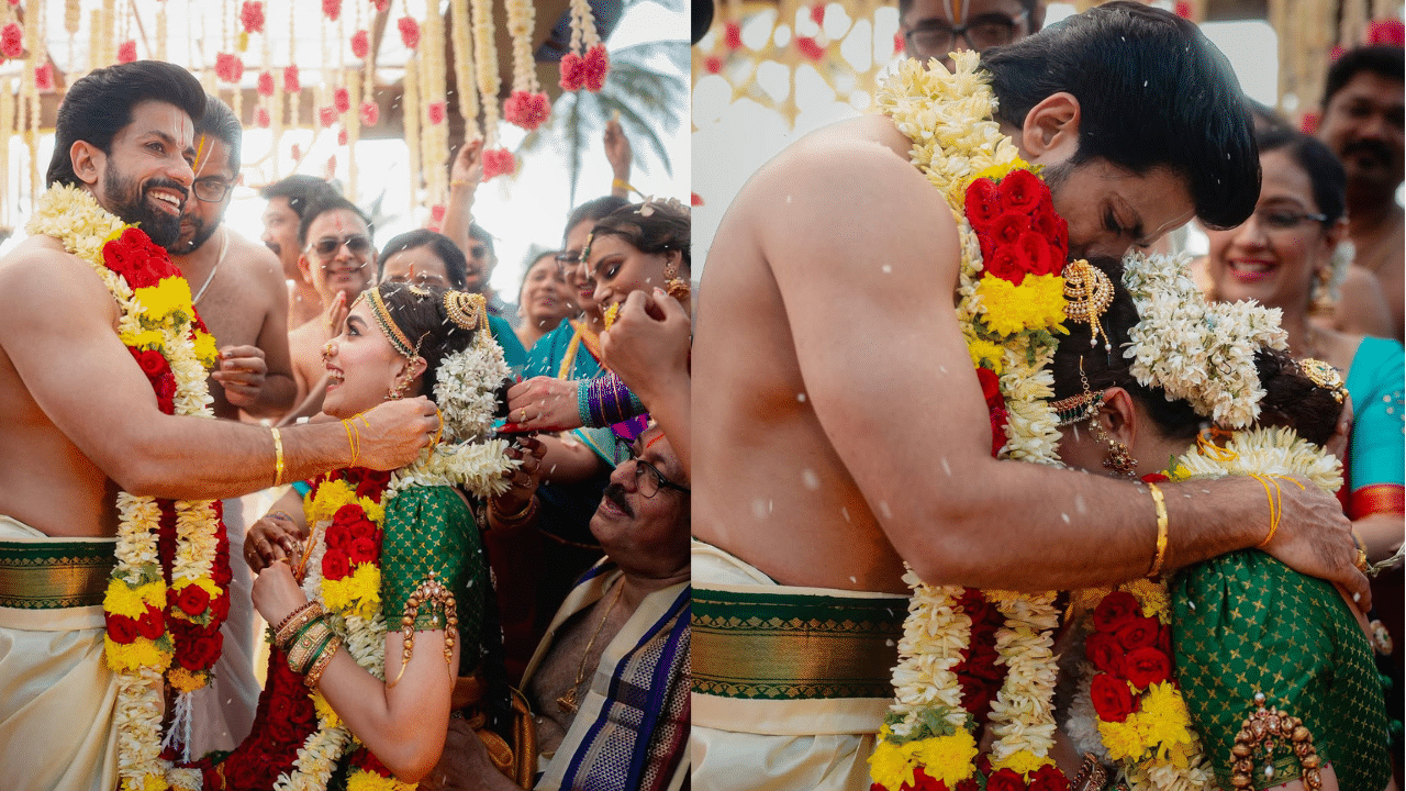 15 വർഷങ്ങളിലേറെയായുള്ള പ്രണയത്തിനൊടുവിലാണ് കീർത്തിയും ആന്റണിയും വിഹവാഹിതരായിരിക്കുന്നത്. സ്കൂള് കാലം മുതലേ ഇരുവരും സുഹൃത്തുക്കളായിരുന്നു. ഗോവയിൽ വെച്ച് ഡിസംബര് 12-നാണ് ഹിന്ദു ആചാര പ്രകാരമുള്ള വിവാഹം നടന്നത്. (Image Credits: Keerthy Suresh Instagram)