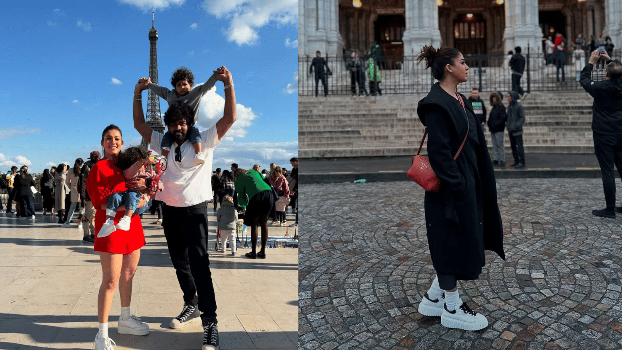 പാരിസിലെ ഐഫൽ ടവറിന് മുന്നിൽ നിൽക്കുന്ന നയൻതാരയുടെ ചിത്രങ്ങൾ ഇതോടകം സമൂഹ മാധ്യമങ്ങളിൽ വൈറലായി കഴിഞ്ഞു. പാരിസിലെ മറ്റ് ചരിത്രപ്രസിദ്ധമായ ഇടങ്ങൾ സന്ദർശിച്ചതിന്റെ ചിത്രങ്ങളും ഇവർ പങ്കുവെച്ചിട്ടുണ്ട്. (Image Credits: Nayanthara Instagram)