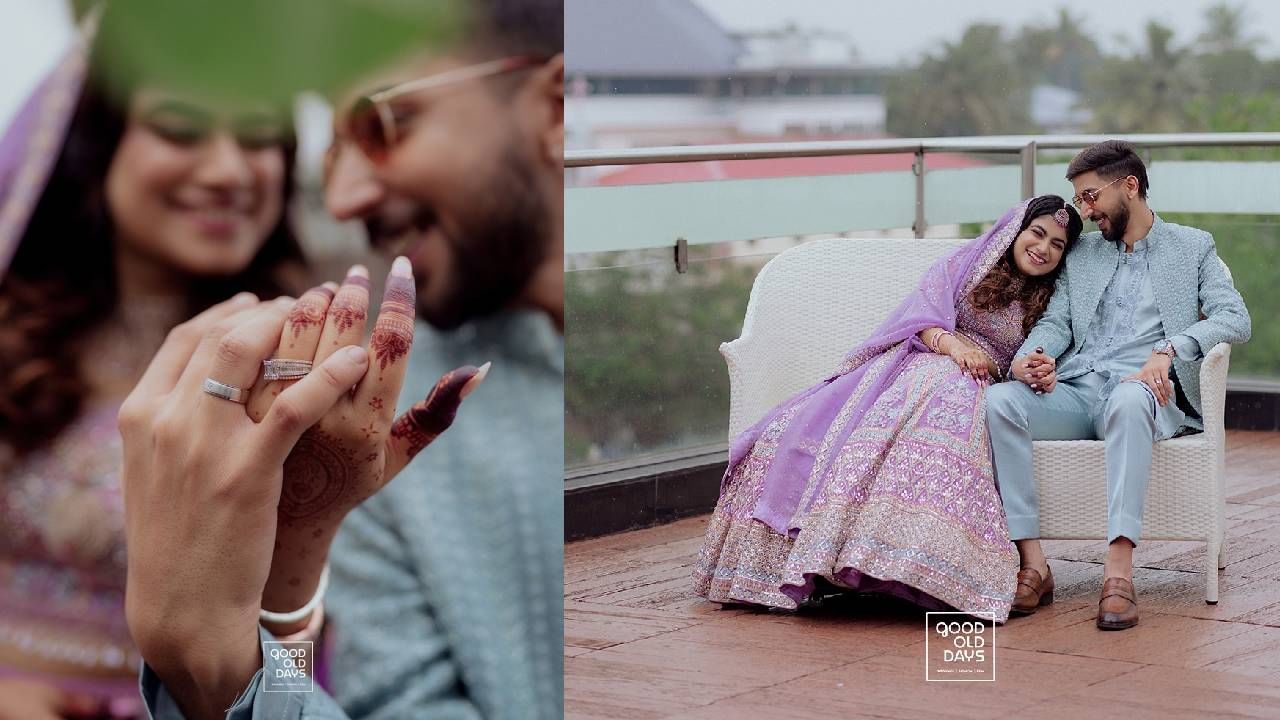 അനിയന്റെ വിവാഹനിശ്ചയത്തിൽ നടി നസ്രിയയും ഫഹദും തന്നെയാണ് താരം. ചലച്ചിത്ര മേഖലയിൽ നിന്നും സൗബിൻ ഷാഹിർ, വിവേക് ഹർഷൻ, സുഷിൻ ശ്യാം, മാഷർ ഹംസ തുടങ്ങിയവർ ചടങ്ങിൽ പങ്കെടുത്തിരുന്നു. നസ്‌റിയ നാത്തൂന് ഡയമണ്ടിന്റെ നക്ലൈസ് ആണ് സമ്മാനമായി നൽകിയത്.  (image Credits: instagram)