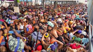 Sabarimala Devotees: ശബരിമലയില്‍ വന്‍ ഭക്തജനത്തിരക്ക്; വ്യാഴാഴ്ച മാത്രം ദര്‍ശനത്തിനെത്തിയത് 96,007പേര്‍;  ഈ സീസണിലെ വലിയ തിരക്ക്