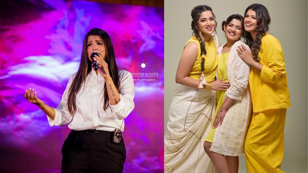 സോഷ്യൽ മീഡിയയിൽ സജീവമായ താരം എല്ലാം വിശേഷങ്ങളും പങ്കുവയ്ക്കാറുണ്ട്. മകളും അമ്മയും അനിയത്തിയും അടങ്ങുന്ന തന്റെ കുടുംബത്തിലെ എല്ലാ സന്തോഷ നിമിഷങ്ങളും സോഷ്യൽ മീഡിയയിൽ താരം പങ്കുവയ്ക്കാറുണ്ട്. മ്യൂസിക് ഷോകളും , സ്റ്റേജ് പരിപാടികളുമൊക്കെയായി അമൃത തിരക്കിലാണ്.(Image credits:instagram-amrutha suresh)