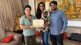 PV Sindhu: സച്ചിനെ നേരിട്ടെത്തി വിവാഹം ക്ഷണിച്ച് ബാഡ്മിന്റൺ താരം പി.വി. സിന്ധു; ആശംസ നേർന്ന് താരം