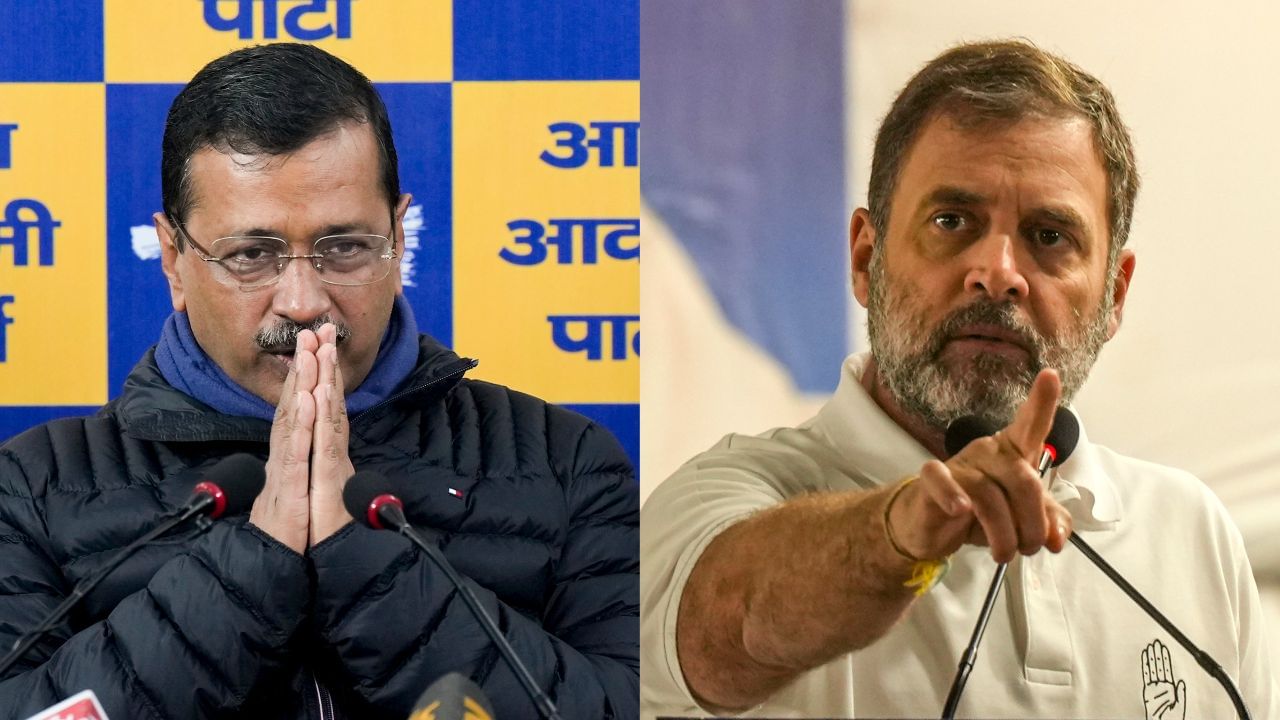 Arvind Kejriwal And Rahul Gandhi