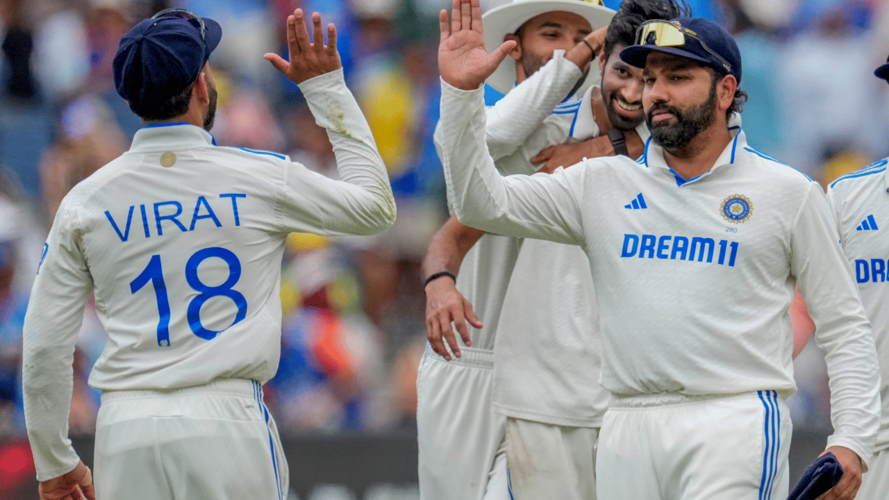 ചാമ്പ്യൻസ് ട്രോഫിക്ക് മുന്നോടിയായി ക്യാപ്റ്റൻ രോഹിത് ശര്മ്മയും വിരാട് കോലിയും ഇംഗ്ലണ്ട് പര്യടനത്തിൽ നിന്ന് വിട്ടുനിൽക്കുമെന്നും റിപ്പോര്ട്ടുകൾ സൂചിപ്പിക്കുന്നു. ടൂര്ണമെന്റിൽ ഇരുവരും കളിക്കുമോ എന്നതിലും വ്യക്തതയില്ല. (Image Credits: PTI)