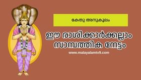 Astrology Malayalam : കേതു അനുകൂലം, ഇവർക്കെല്ലാം പെട്ടെന്ന് കാശ് വാരാം