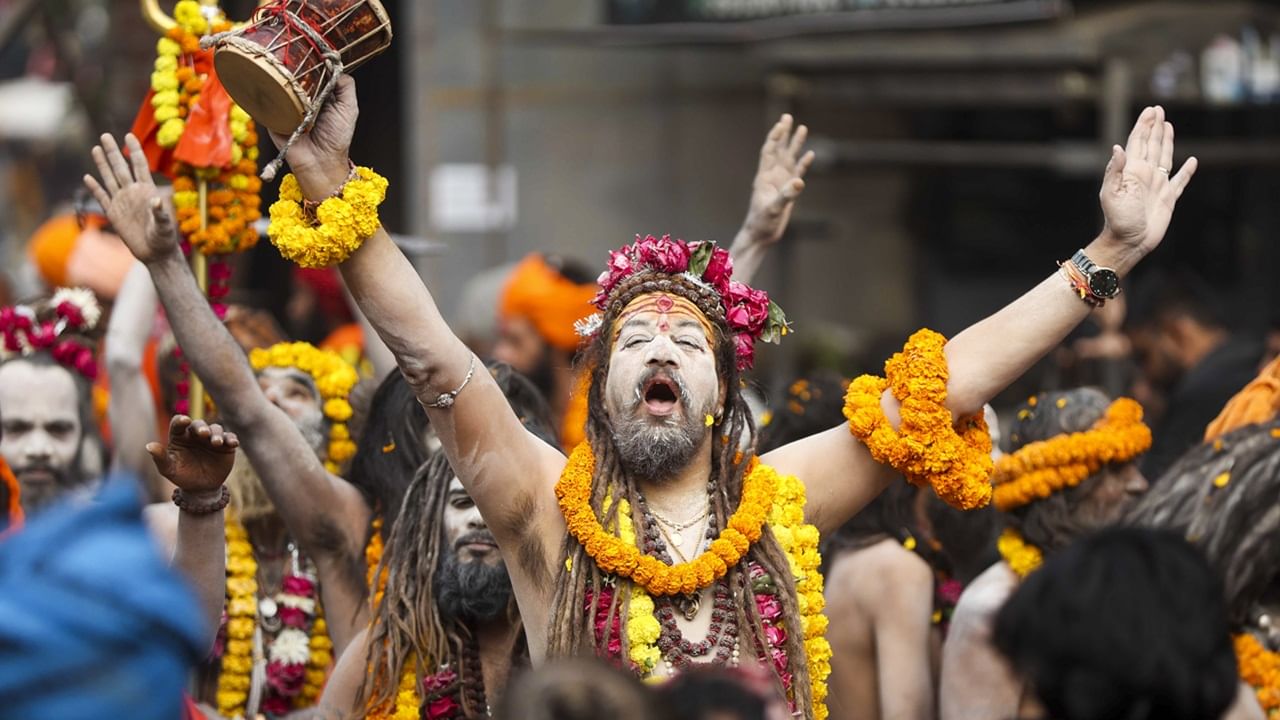 Procession Ahead Of Kumbh Mela 2025