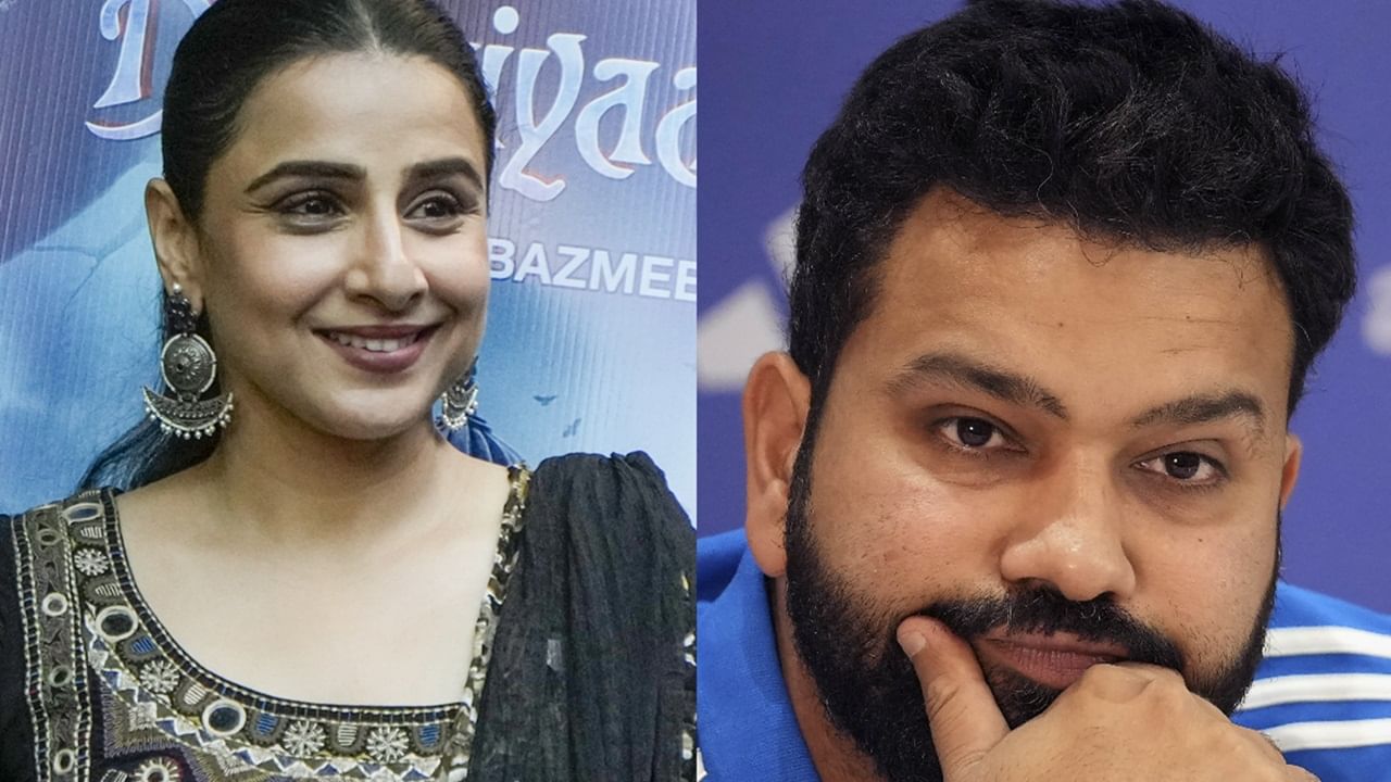 Vidya Balan and Rohit Sharma