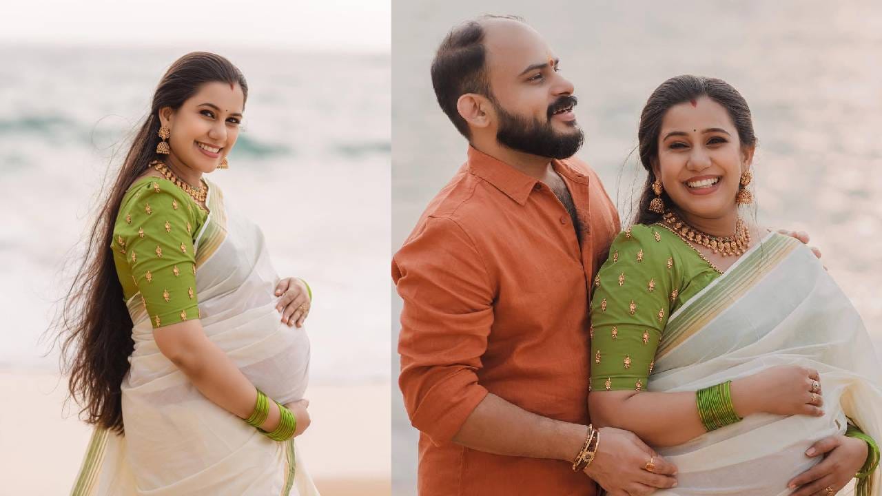 ഏറെ ആരാധകരുള്ള പ്രിയ താരദമ്പതികളാണ്  ഗായകൻ വിജയ് മാധവും മിനിസ്‌ക്രീന്‍ താരം ദേവിക നമ്പ്യാരും. തങ്ങളുടെ എല്ലാ വിശേഷങ്ങളും സോഷ്യൽ മീഡിയയിലൂടെ ആരാധകരുമായി പങ്കുവയ്ക്കാറുണ്ട്.ഇവ വലിയ രീതിയിൽ ശ്ര​ദ്ധനേടാറുണ്ട്. അടുത്തിടെയാണ് താരദമ്പതികൾക്ക് വീണ്ടും ഒരു കുഞ്ഞ് പിറന്നത്.(image credits:instagram)