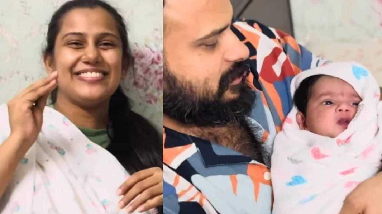 Devika Nambiar Vijay Madhav: ആ പേര് കിട്ടിയത് ഇങ്ങനെ; കുഞ്ഞിനെ വീട്ടില്‍ വിളിക്കുന്ന പേര് വെളിപ്പെടുത്തി വിജയ് മാധവ്‌