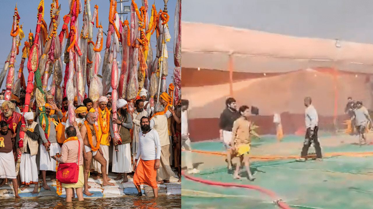 Mahakumbh Mela 2025: മഹാകുംഭമേളയിൽ അഗ്നിബാധ; ടെന്റുകൾ കത്തിനശിച്ചു, വീഡിയോ