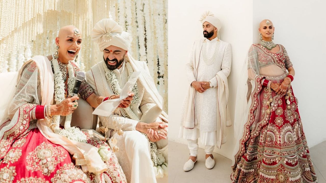 എല്ലാ സൗന്ദര്യസങ്കല്‍പ്പങ്ങളെയും തകര്‍ത്തെറിഞ്ഞുകൊണ്ട് വിവാഹം ചെയ്തിരിക്കുകയാണ് അമേരിക്കന്‍ ഫാഷന്‍ ഇന്‍ഫ്‌ളുവന്‍സറായ നീഹാര്‍ സച്ച്‌ദേവ. നീഹാറിന്റെ പല പോസ്റ്റുകളും സൗന്ദര്യസങ്കല്‍പ്പങ്ങള്‍ക്ക് കനത്ത വെല്ലുവിളി സൃഷ്ടിച്ചുകൊണ്ടുള്ളതാകാറുണ്ട്. എന്നാല്‍ വിവാഹത്തിലും അക്കാര്യത്തില്‍ നിന്ന് നീഹാര്‍ പിന്നോട്ട് പോയില്ല. (Image Credits: Instagram)