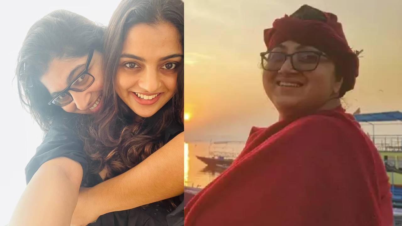 നടി നിഖില വിമലിന്റെ സഹോദരി അഖില വിമല്‍ സന്യാസം സ്വീകരിച്ചത് വലിയ ചർച്ചവിഷയമായിരുന്നു. അഖിലയുടെ ഗുരു തന്നെയാണ് ഇക്കാര്യം സോഷ്യൽ മീഡിയയിലൂടെ പങ്കുവച്ചത്. ഇതിനു പിന്നാലെ വലിയ രീതിയിലുള്ള പരിഹാസങ്ങളും ട്രോളുകളും താരത്തെ തേടിയെത്തിയിരുന്നു. (image credits:instagram)
