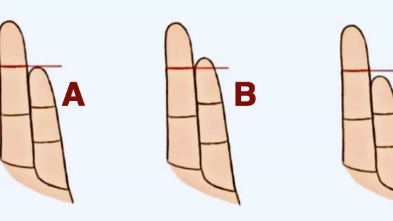 Personaity Test: ചെറുവിരൽ മോതിരവിരലിനേക്കാൾ ചെറുതല്ലേ? നിങ്ങളുടെ വ്യക്തിത്വത്തിലുണ്ട് ചിലത് Personaity Test: ചെറുവിരൽ മോതിരവിരലിനേക്കാൾ ചെറുതല്ലേ? നിങ്ങളുടെ വ്യക്തിത്വത്തിലുണ്ട് ചിലത്