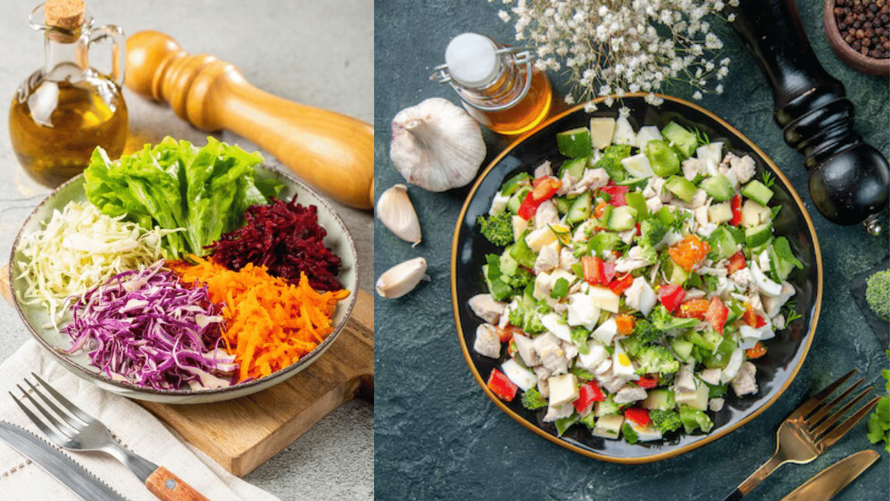 Prebiotic Salad: എന്താണ് പ്രീബയോട്ടിക് സാലഡ്? തയ്യാറാക്കുന്നത് ഇങ്ങനെ, അറിയാം ഗുണങ്ങൾ Prebiotic Salad: എന്താണ് പ്രീബയോട്ടിക് സാലഡ്? തയ്യാറാക്കുന്നത് ഇങ്ങനെ, അറിയാം ഗുണങ്ങൾ