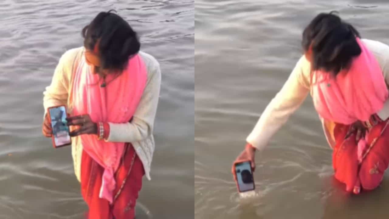 Mahakumbh 2025: കുംഭമേളയ്ക്കെത്താനാവാത്ത ഭർത്താവിനായി യുവതിയുടെ ഡിജിറ്റൽ സ്നാനം; ചടങ്ങ് നടത്തിയത് ഫോൺ നദിയിൽ മുക്കി