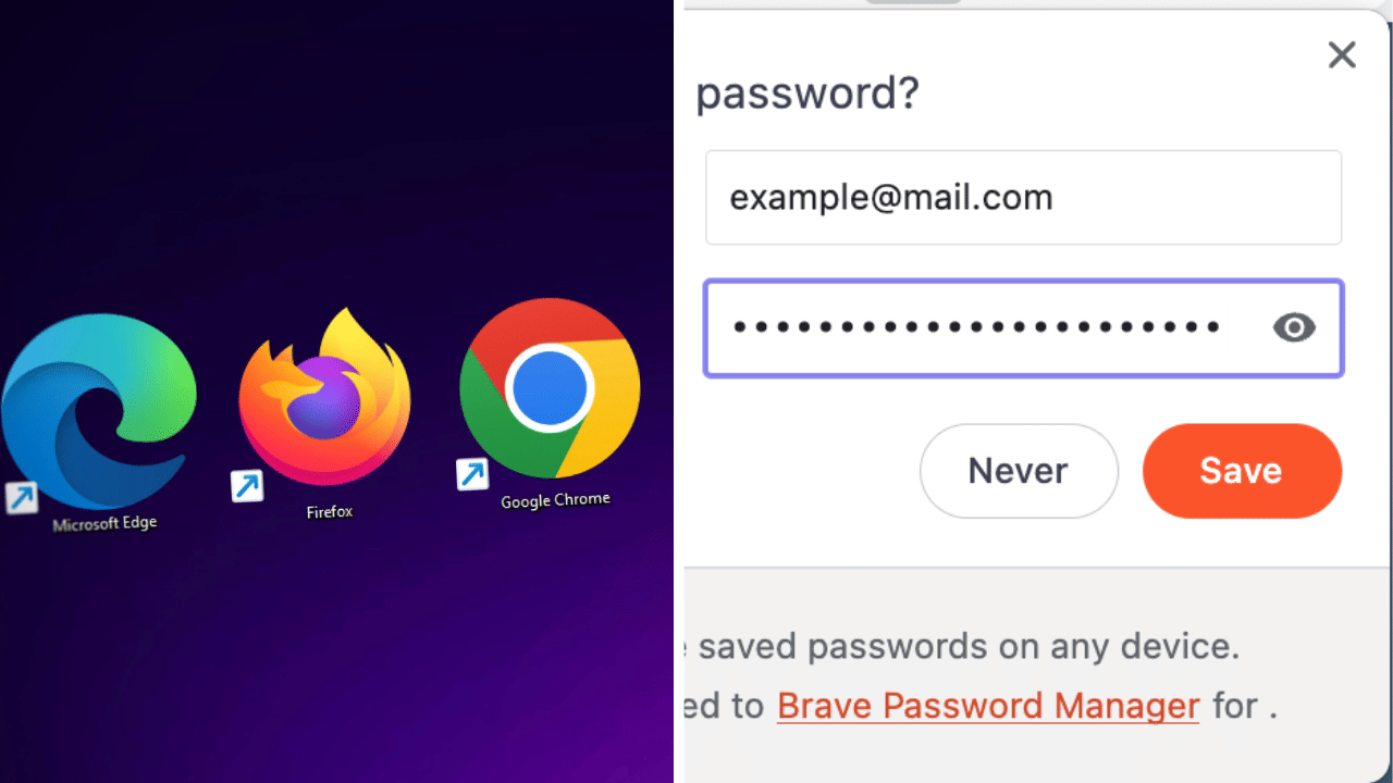 Password Saving: ബ്രൗസറിൽ പാസ്വേഡ് സൂക്ഷിക്കുന്നത് അപകടമോ? അത്ര സേഫ് അല്ലെന്ന് പോലീസ് Password Saving: ബ്രൗസറിൽ പാസ്വേഡ് സൂക്ഷിക്കുന്നത് അപകടമോ? അത്ര സേഫ് അല്ലെന്ന് പോലീസ്