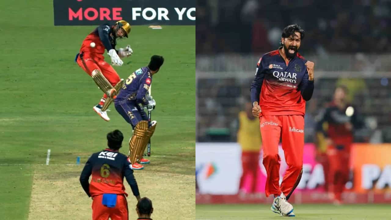 IPL 2025: 110 കിലോമീറ്റർ വേഗതയിൽ ബൗൺസറെറിഞ്ഞ് കൃണാൽ; ഹെൽമറ്റണിയാൻ നിർബന്ധിതനായി വെങ്കടേഷ്, അടുത്ത പന്തിൽ വിക്കറ്റ്