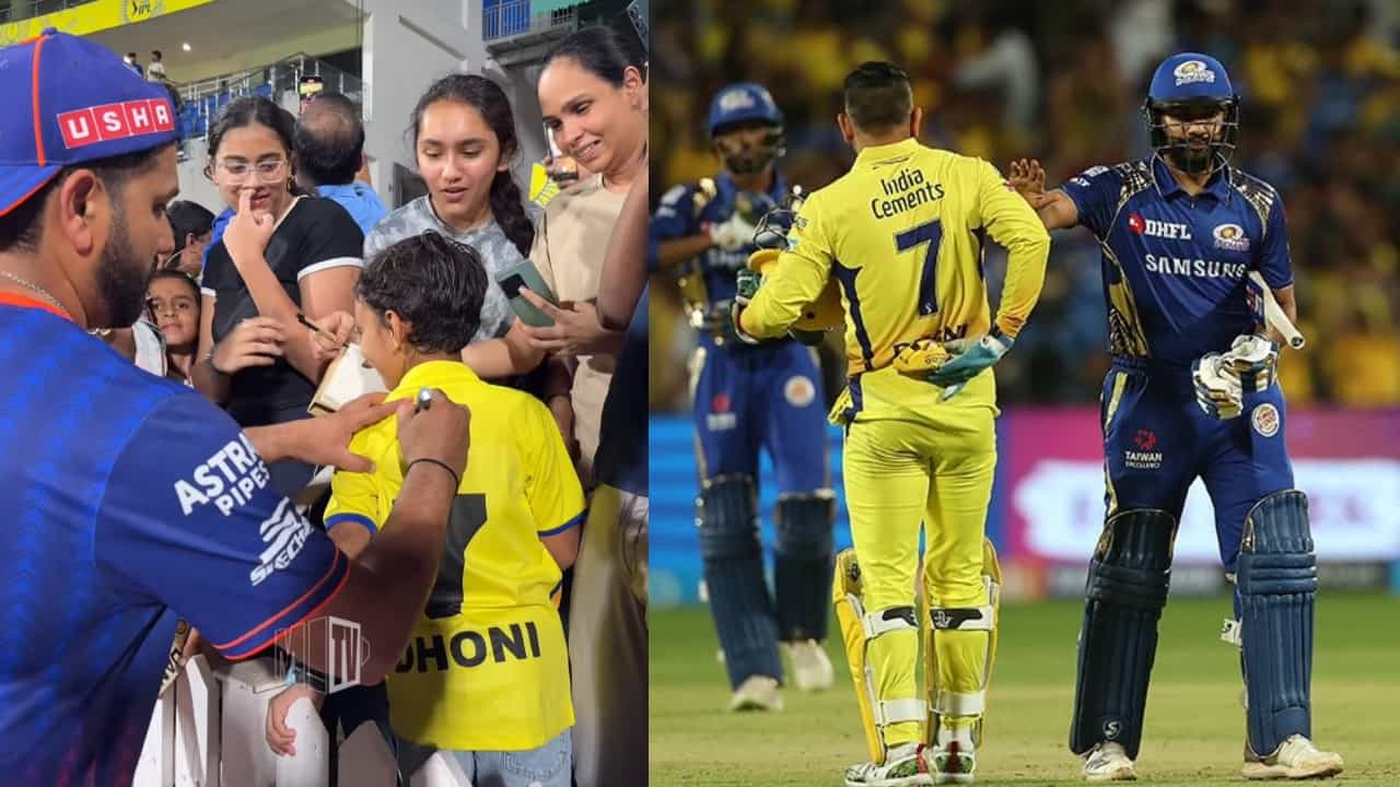 IPL 2025: ചെന്നൈ ജഴ്സിയിൽ ഓട്ടോഗ്രാഫ് നൽകി രോഹിത് ശർമ്മ; വിഡിയോ സമൂഹമാധ്യമങ്ങളിൽ വൈറൽ