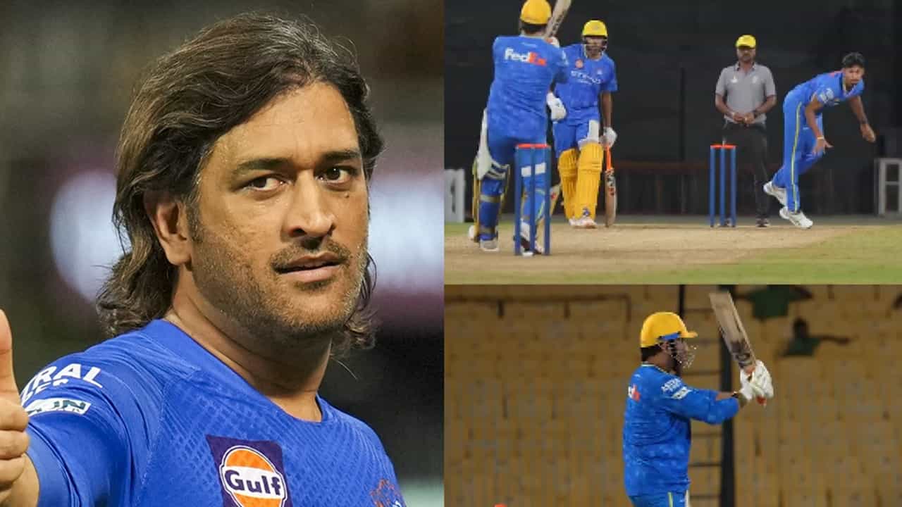 MS Dhoni Helicopter shot: ആ മൊഞ്ചൊന്നും അങ്ങനെ പോവൂലാ മോനേ ! പതിരനെയുടെ പന്തില്‍ ധോണിയുടെ വിന്റേജ് ഹെലികോപ്ടര്‍ ഷോട്ട്; വീഡിയോ വൈറല്‍