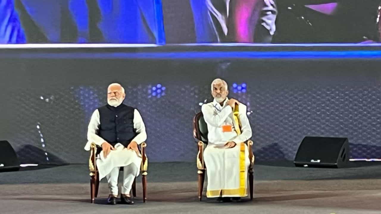WITT 2025 : വാട്ട് ഇന്ത്യ തിങ്ക്സ് ടുഡേ പരിപാടിയിലേക്ക് പ്രധാനമന്ത്രി സ്വാഗതം ചെയ്ത് മൈ ഹോം ഗ്രൂപ്പ് ചെയർമാൻ രാമേശ്വര റാവു WITT 2025 : വാട്ട് ഇന്ത്യ തിങ്ക്സ് ടുഡേ പരിപാടിയിലേക്ക് പ്രധാനമന്ത്രി സ്വാഗതം ചെയ്ത് മൈ ഹോം ഗ്രൂപ്പ് ചെയർമാൻ രാമേശ്വര റാവു