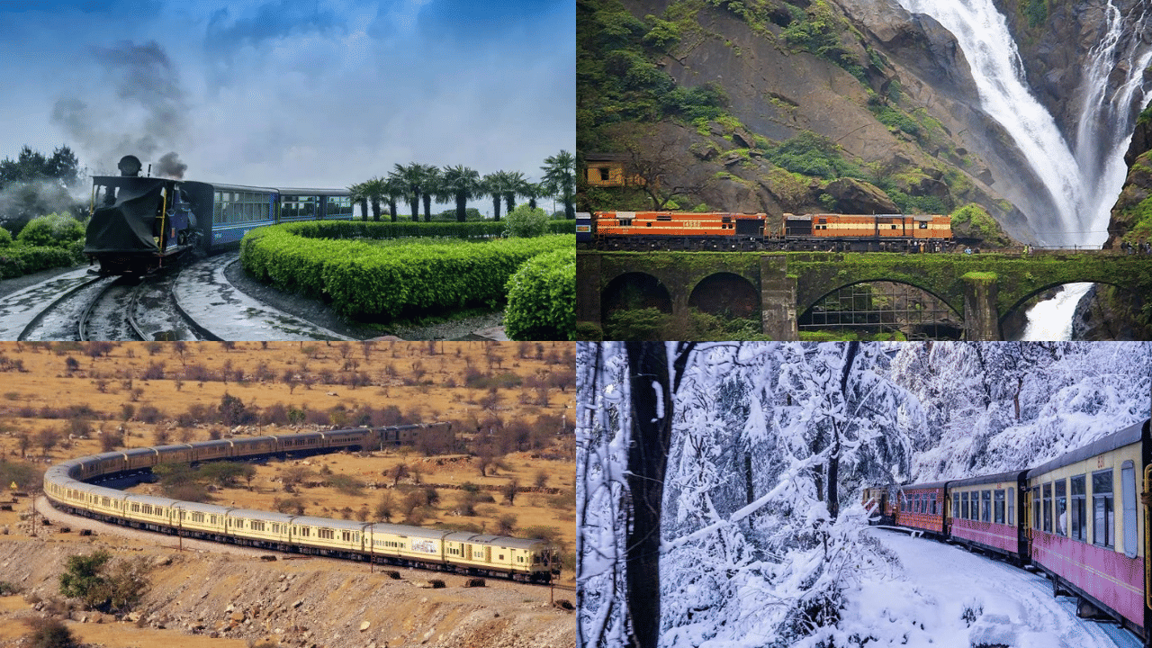 Train Travel: ഒരിക്കലെങ്കിലും പോകണം...! അതിമനോഹരമാണീ ഇന്ത്യൻ ട്രെയിൻ യാത്രകൾ