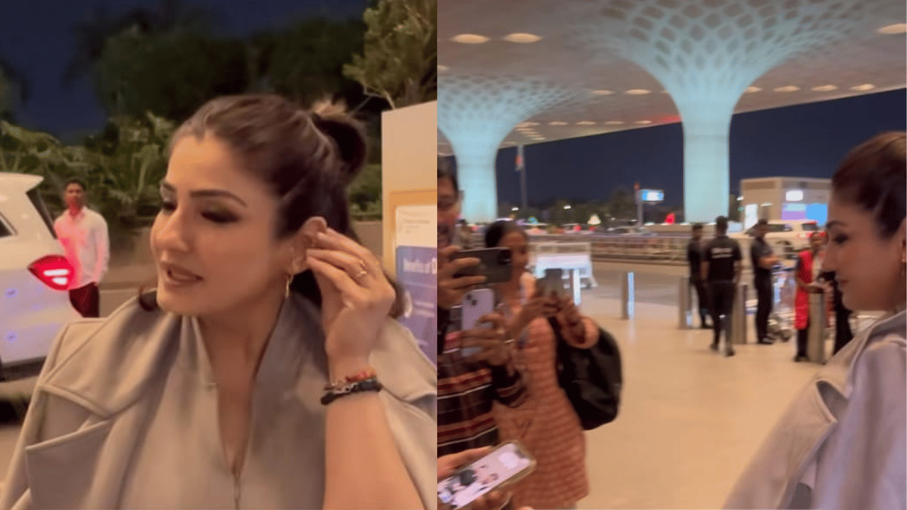 Raveena Tandon: സ്വർണ്ണക്കമ്മൽ കൊള്ളാമെന്ന് പാപ്പരാസി; ഉടൻ തന്നെ സമ്മാനമായി നൽകി രവീണ ടണ്ടൻ; അമ്പരന്ന് മകളും, വിഡിയോ വൈറൽ