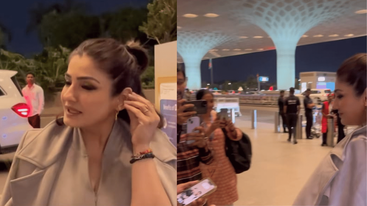 Raveena Tandon: സ്വർണ്ണക്കമ്മൽ കൊള്ളാമെന്ന് പാപ്പരാസി; ഉടൻ തന്നെ സമ്മാനമായി നൽകി രവീണ ടണ്ടൻ; അമ്പരന്ന് മകളും, വിഡിയോ വൈറൽ