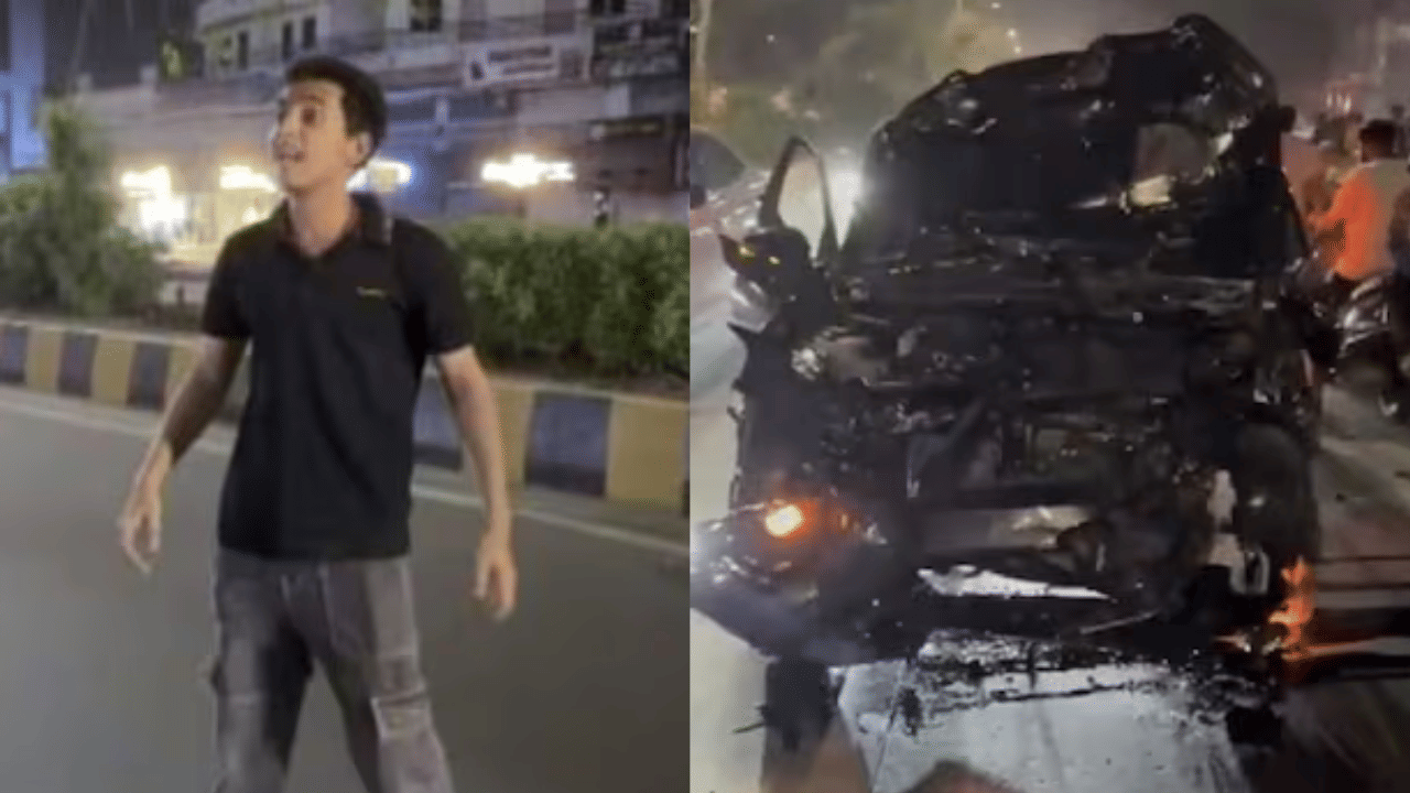 Vadodara Drunken Drive Death: മദ്യലഹരിയില്‍ ഓടിച്ച കാറിടിച്ച് സ്ത്രീ കൊല്ലപ്പെട്ടു; 8 പേർക്ക് പരിക്ക്, അപകട ശേഷം ഒരു റൗണ്ട് കൂടി എന്ന് അലറി വിളിച്ച് ഡ്രൈവർ