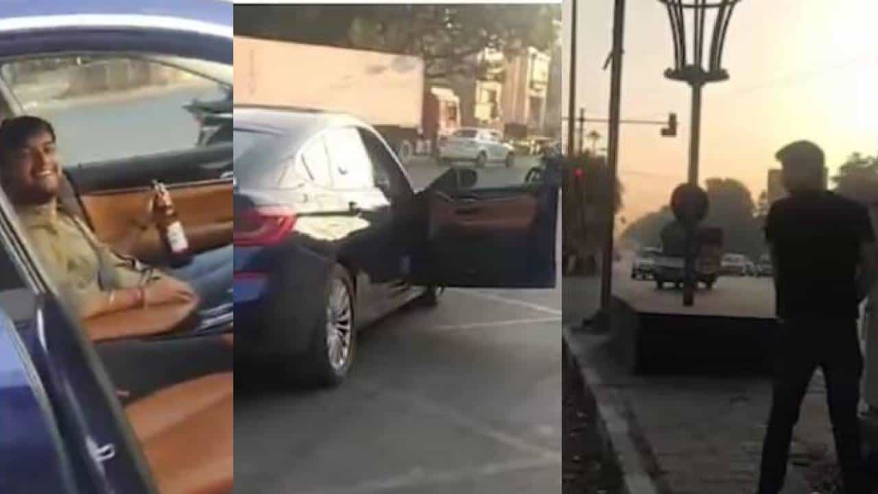 Viral News: മദ്യപിച്ച് ലക്കുകെട്ട് നടുറോഡില്‍ കാര്‍ നിര്‍ത്തി മൂത്രമൊഴിച്ച് യുവാവ്; വീഡിയോ എടുത്തപ്പോൾ ചിരി; കേസ്