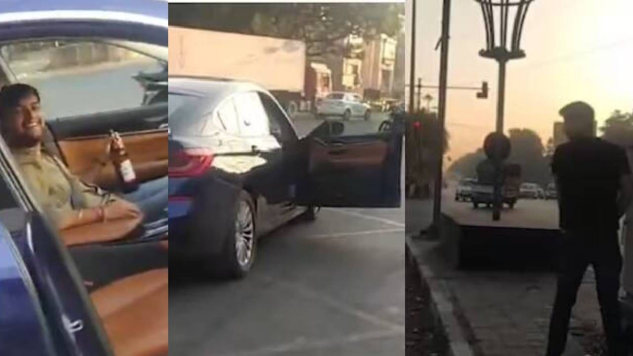 Viral News: മദ്യപിച്ച് ലക്കുകെട്ട് നടുറോഡില്‍ കാര്‍ നിര്‍ത്തി മൂത്രമൊഴിച്ച് യുവാവ്; വീഡിയോ എടുത്തപ്പോൾ ചിരി; കേസ്