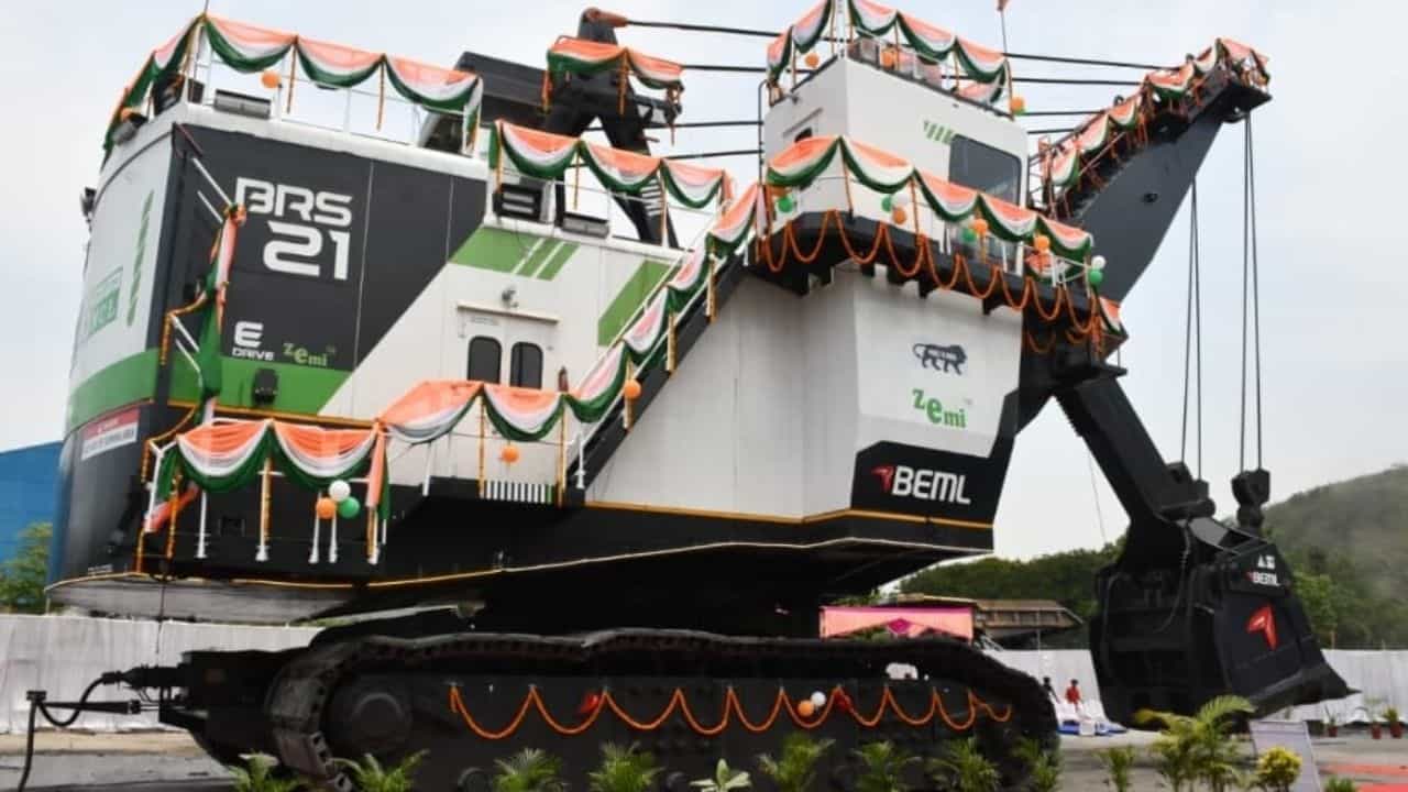 ഭാരതീയ ഖനന മേഖലയ്ക്ക് പുത്തന്‍ നേട്ടം;  BEML വികസിപ്പിച്ച ഇലക്ട്രിക് റോപ്പ് ഷവല്‍ വിപണിയില്‍ അവതരിപ്പിച്ചു
