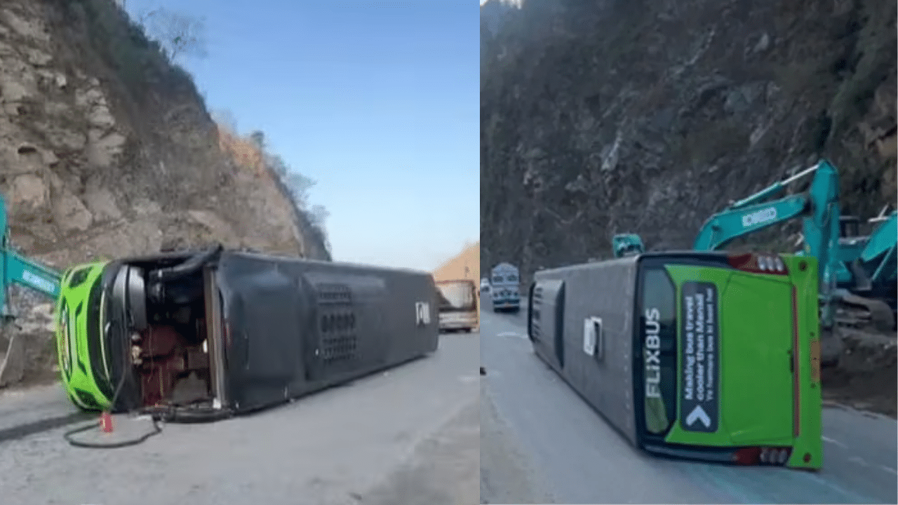 Himachal Bus Accident: ഹിമാചലിൽ വിനോദസഞ്ചാരികളുമായി പോയ ബസ് മറിഞ്ഞു; 31 പേർക്ക് പരിക്ക്