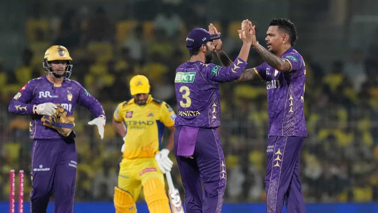IPL 2025 : ചെപ്പോക്കിൽ സിഎസ്കെയുടെ ടെസ്റ്റ് കളി; പത്ത് ഓവറിൽ കളി തീർത്ത് കെകെആർ IPL 2025 : ചെപ്പോക്കിൽ സിഎസ്കെയുടെ ടെസ്റ്റ് കളി; പത്ത് ഓവറിൽ കളി തീർത്ത് കെകെആർ