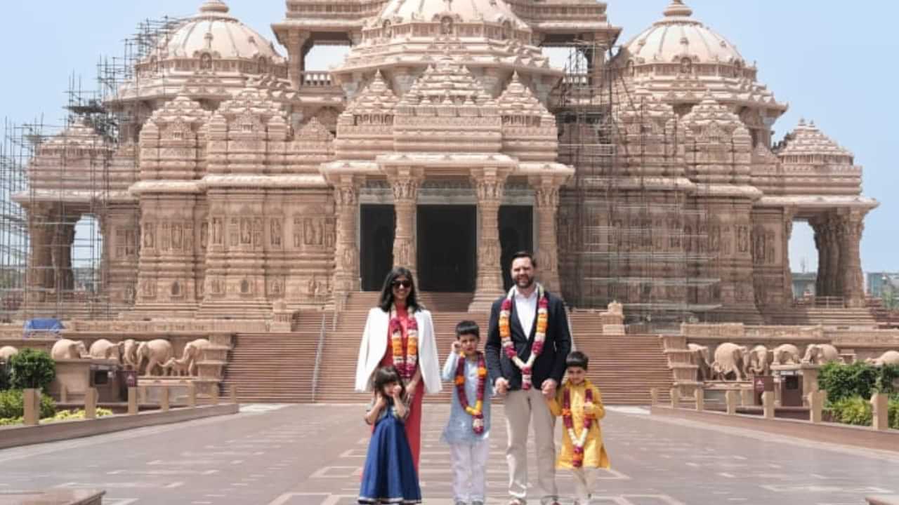 JD Vance Akshardham Visit: ഇതിൻ്റെ ക്രെഡിറ്റ് ഇന്ത്യക്ക്, കുടുംബത്തിനൊപ്പം അക്ഷർധാം ക്ഷേത്രം സന്ദർശിച്ച് ജെഡി വാൻസ്