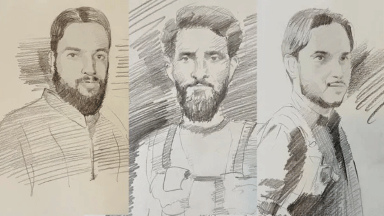 Pahalgam Attack Terrorists Sketches: പഹല്‍ഗാം ഭീകരാക്രമണം; മൂന്ന് ഭീകരരുടെ രേഖാചിത്രം പുറത്തുവിട്ടു