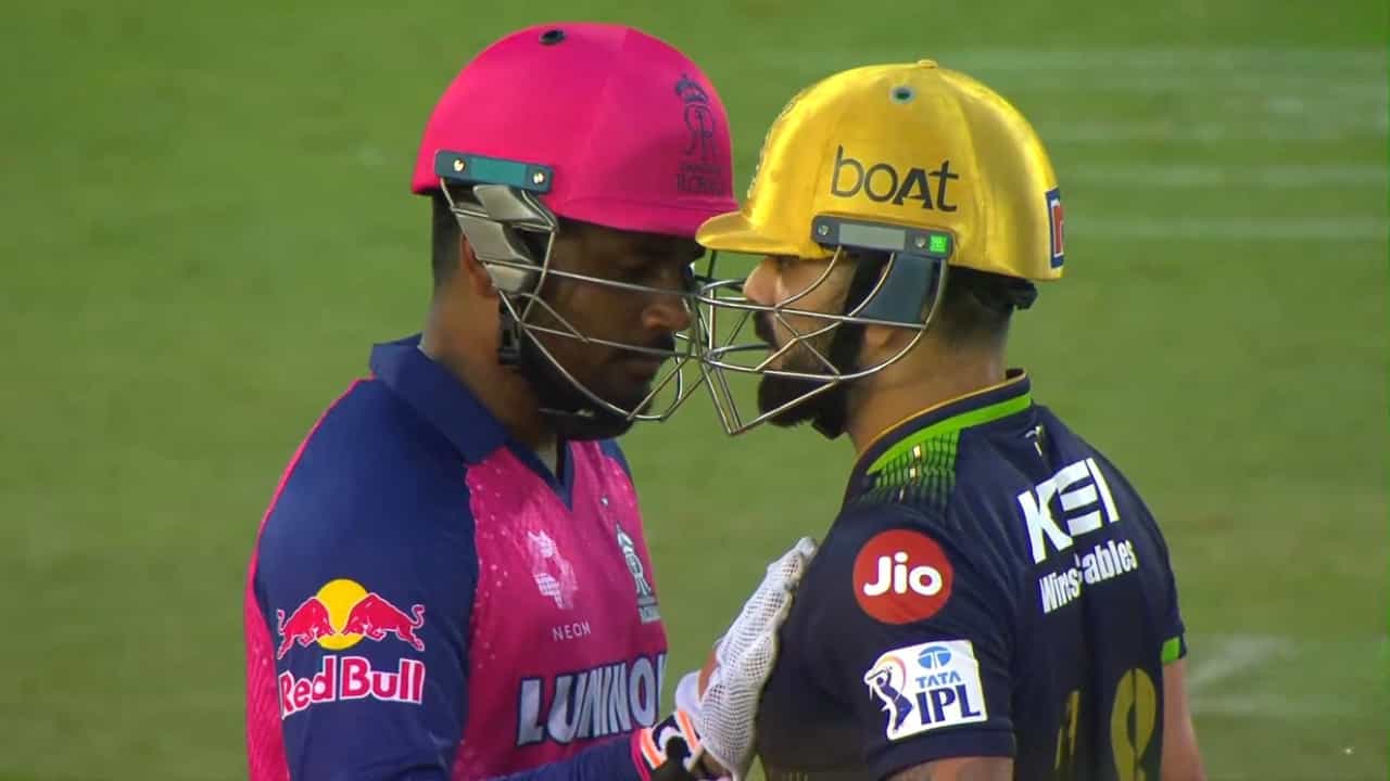 IPL 2025: സഞ്ജൂ, എൻ്റെ നെഞ്ചിടിപ്പൊന്ന് നോക്കാമോ?; ആരാധകരെ പരിഭ്രാന്തരാക്കി കോലി: വിഡിയോ വൈറൽ
