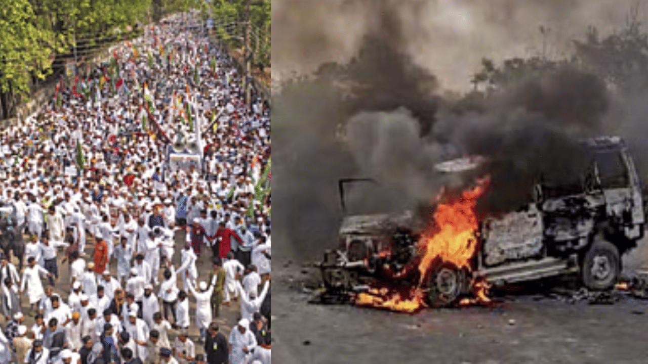 Waqf Act West Bengal Violence: വഖഫ് ഭേദഗതി നിയമം; മുർഷിദാബാദിൽ വൻ സംഘർഷം, 3 മരണം