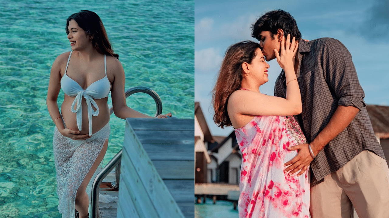 മുമ്പ് ദിയ കൃഷ്ണ പങ്കുവെച്ച ബേബി മൂൺ ഫോട്ടോഷൂട്ട് ചിത്രങ്ങളും വൈറൽ ആയിരുന്നു. മാൽദീവ്സിൽ വെച്ചായിരുന്നു ദിയയും അശ്വിനും ബേബി മൂൺ ആഘോഷിച്ചത്. (Image Courtesy: Diya Krishna Facebook)