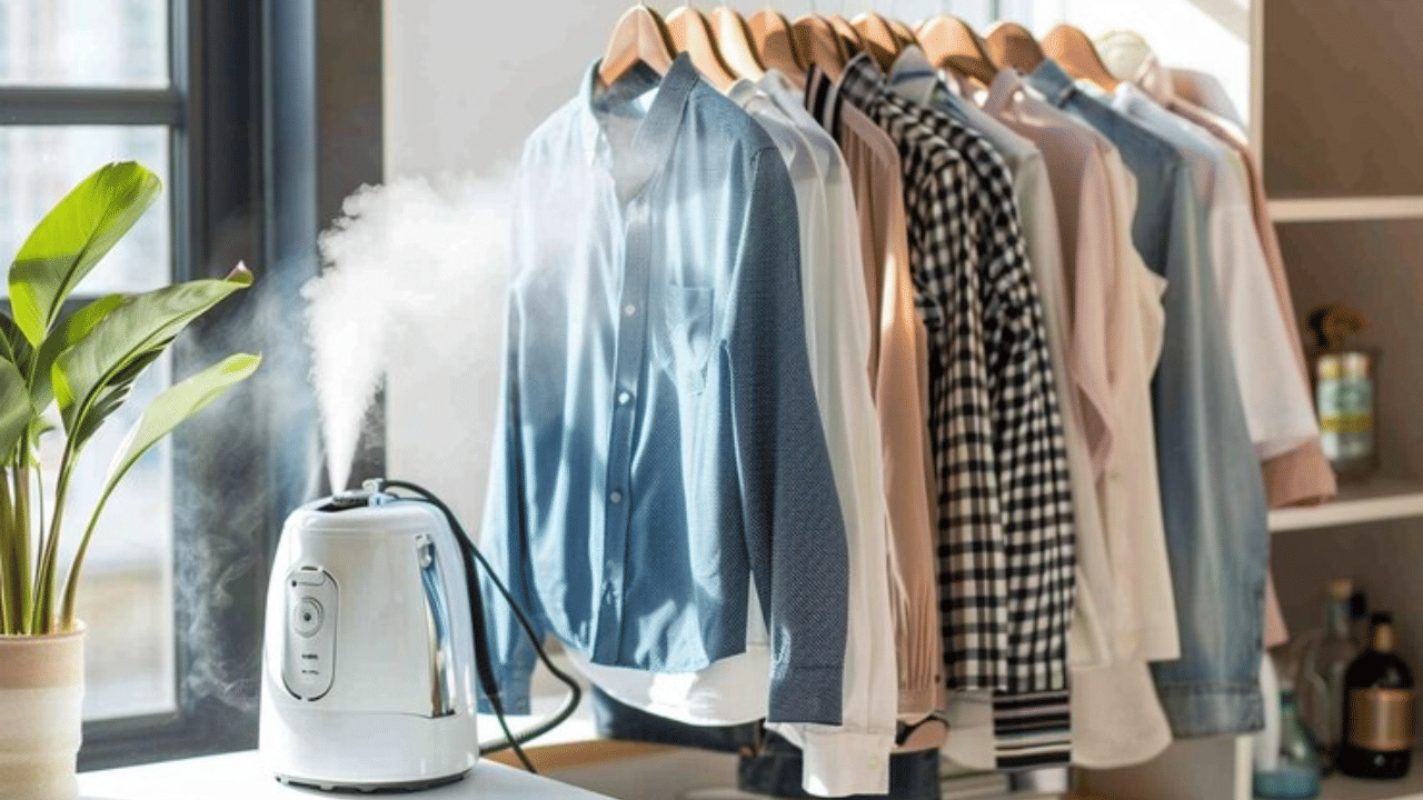 വസ്ത്രങ്ങൾ ഉണക്കിയെടുക്കാനായി വിരിച്ചിടുന്ന മുറിയിൽ ഡീഹ്യുമിഡിഫയർ വയ്ക്കുന്നത് വായുവിൽ നിന്ന് ഈർപ്പം നീക്കം ചെയ്യാൻ സഹായിക്കും. ഇത് വേഗത്തിൽ തുണികൾ ഉണക്കിയെടുക്കാൻ ഗുണം ചെയ്യും. അല്ലെങ്കിൽ ഹൈസ്പീഡിൽ ഫാൻ ഇട്ടുകൊടുത്താലും മതിയാകും. (Image Credits: Freepik)