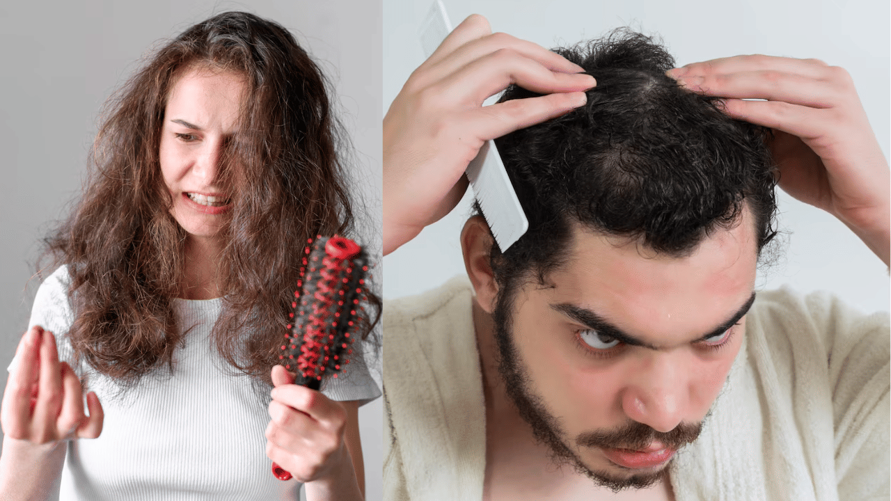 Hairfall Causes: ഈ ലക്ഷണങ്ങൾ പറയും നിങ്ങളുടെ മുടി കൊഴിച്ചിൽ സാധാരണമല്ലെന്ന്; ശ്രദ്ധിക്കണം Hairfall Causes: ഈ ലക്ഷണങ്ങൾ പറയും നിങ്ങളുടെ മുടി കൊഴിച്ചിൽ സാധാരണമല്ലെന്ന്; ശ്രദ്ധിക്കണം