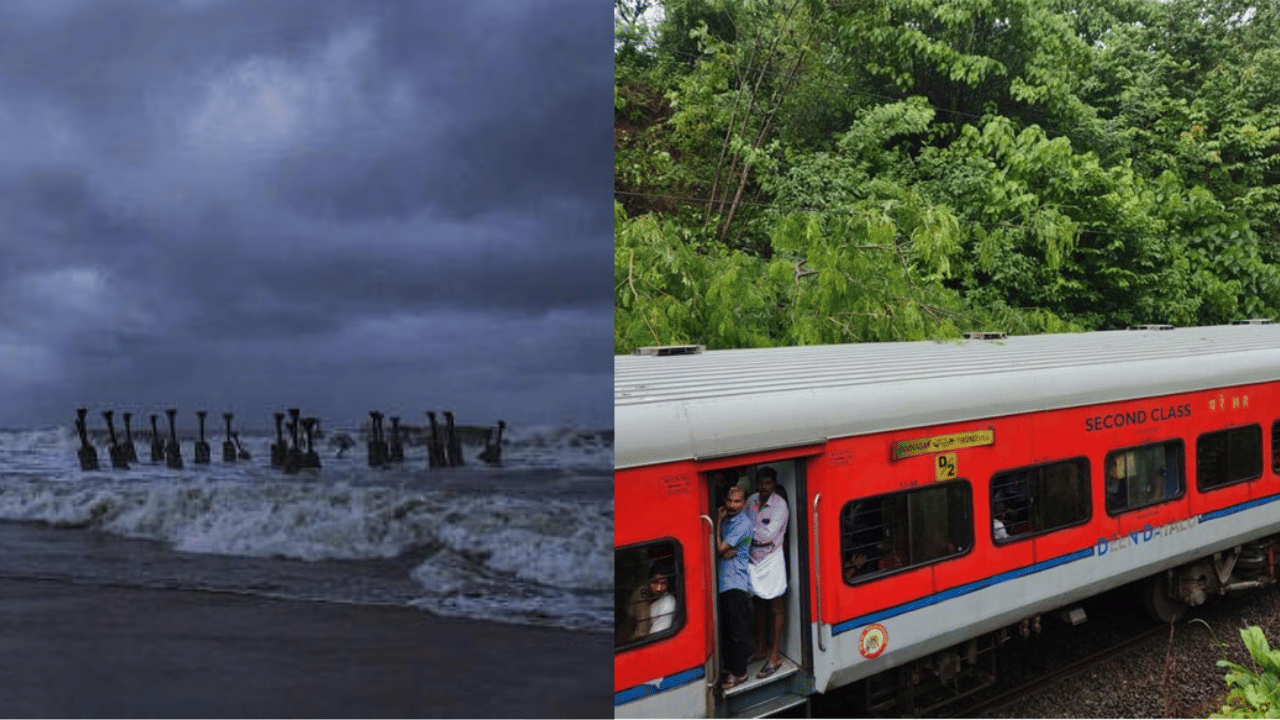 Kerala Rain Alert: കലിതുള്ളി കാലവർഷം; ഓടിക്കൊണ്ടിരുന്ന ട്രെയിനിന് മുകളിൽ മരചില്ല വീണു, മഴ ഇനിയും കനക്കും