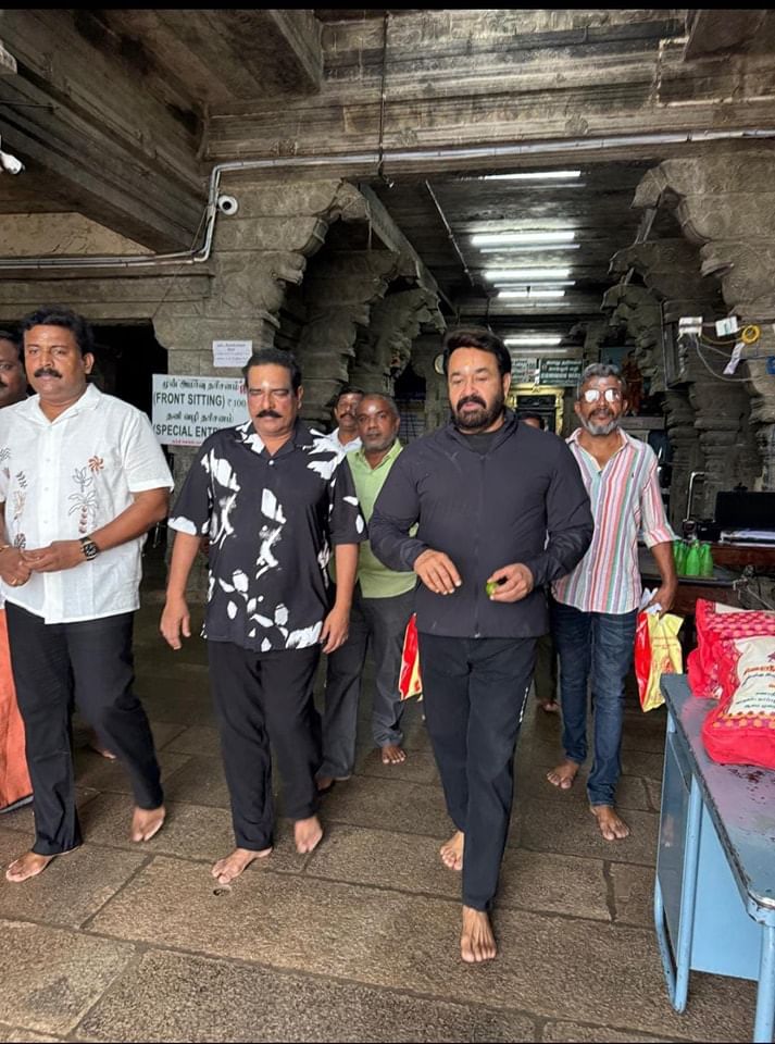 തിരുമലൈ കോവിലിൽ ദർശനം നടത്തി മോഹൻലാൽ