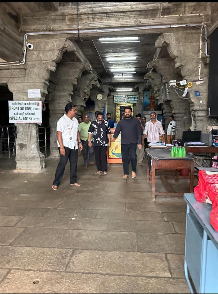 അദ്ദേഹത്തിൻ്റെ ഓഡിറ്റർ എംബി സുനിൽകുമാറും ഒപ്പമുണ്ടായിരുന്നു