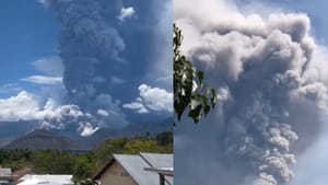 Indonesia: ഇൻഡോനേഷ്യയിലെ അഗ്നിപർവതം പൊട്ടിത്തെറിച്ചു; പുക ഉയർന്നത് ആറ് കിലോമീറ്റർ വരെ ഉയരത്തിൽ Indonesia: ഇൻഡോനേഷ്യയിലെ അഗ്നിപർവതം പൊട്ടിത്തെറിച്ചു; പുക ഉയർന്നത് ആറ് കിലോമീറ്റർ വരെ ഉയരത്തിൽ