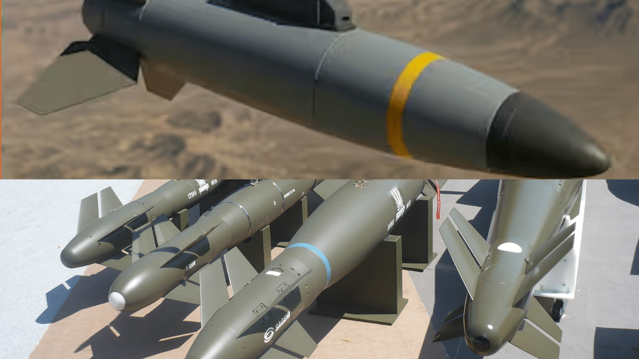 70 കിലോമീറ്റർ വരെ പ്രഹരശേഷിയുള്ള ഒരു മീഡിയം-റേഞ്ച് എയർ-ടു-ഗ്രൗണ്ട് പ്രിസിഷൻ-ഗൈഡഡ് ആയുധമാണ് ഹാമ്മർ മിസൈലുകൾ.