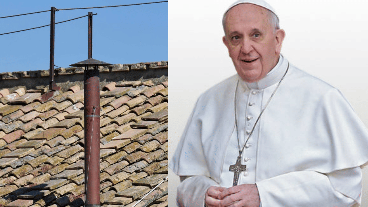 Papal conclave 2025: മാർപാപ്പയെ കണ്ടെത്താനുള്ള കോൺക്ലേവ് മെയ് 7ന്; സിസ്റ്റീൻ ചാപ്പലിൽ ചിമ്മിനി സ്ഥാപിച്ചു