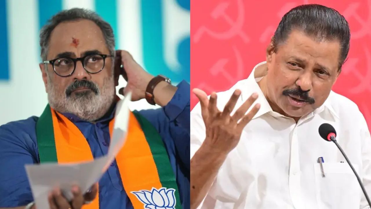 Rajeev Chandrasekhar: രാജീവിന് ഇരിപ്പിടം നല്കിയത് ജനാധിപത്യ വിരുദ്ധമെന്ന് എംവി ഗോവിന്ദന്; ഔദാര്യമല്ലെന്ന് ബിജെപി Rajeev Chandrasekhar: രാജീവിന് ഇരിപ്പിടം നല്കിയത് ജനാധിപത്യ വിരുദ്ധമെന്ന് എംവി ഗോവിന്ദന്; ഔദാര്യമല്ലെന്ന് ബിജെപി