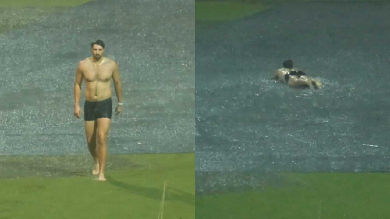 IPL 2025: ഇനി മഴയിൽ അല്പം കളിയാവാം; ചിന്നസ്വാമിയിലെ മഴ വാട്ടർ സ്ലൈഡാക്കി ടിം ഡേവിഡ്: വിഡിയോ