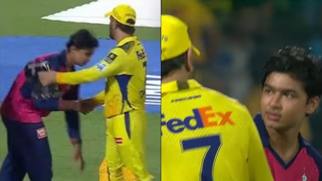 IPL 2025: മത്സരത്തിന് ശേഷം ധോണിയുടെ കാൽ തൊട്ട് വന്ദിച്ച് വൈഭവ് സൂര്യവൻശി; വിഡിയോ വൈറൽ