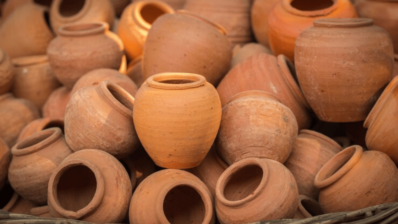 മൺപാത്രങ്ങൾ ഉപയോ​ഗിക്കുന്ന വീടുകൾ കുറവാണ്. എങ്കിലും ​ഗുണമറിയാവുന്നവർ അവ ഉപയോ​ഗിക്കാൻ മടിക്കില്ല. സൂക്ഷിക്കാനുള്ള ബുദ്ധിമുട്ടും കഴുകി വെളുപ്പിക്കാനുള്ള പ്രയാസവും ഓർത്താണ് പലരും മൺപാത്രങ്ങൾ ഉപയോ​ഗിക്കാൻ മടിക്കുന്നത്. സാധാരണ പാത്രങ്ങൾ കഴുകുന്നത് പോലെ സോപ്പ് ഉപയോ​ഗിച്ചാണ് നിങ്ങളുടെ വീട്ടിലെ മൺപാത്രങ്ങൾ കഴുക്കുന്നത്. എങ്കിൽ ഇനി മുതൽ ശ്രദ്ധിക്കണം. (Image Credits: Social Media/ Freepik)
